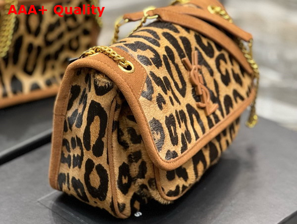 Saint Laurent Niki Baby Bag in Leopard Pony Replica