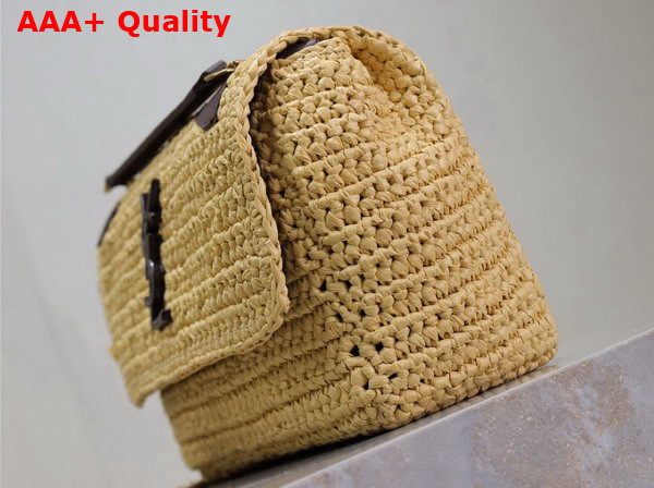 Saint Laurent Niki Baby Bag in Naturel Raffia Replica