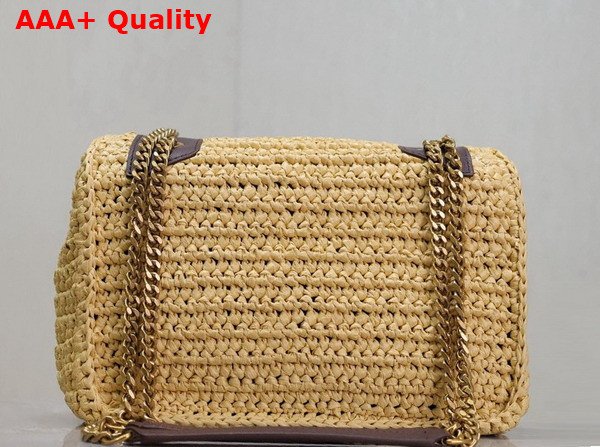 Saint Laurent Niki Baby Bag in Naturel Raffia Replica