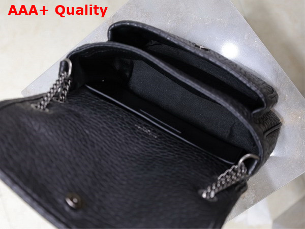 Saint Laurent Niki Baby in Black Grained Lambskin Replica