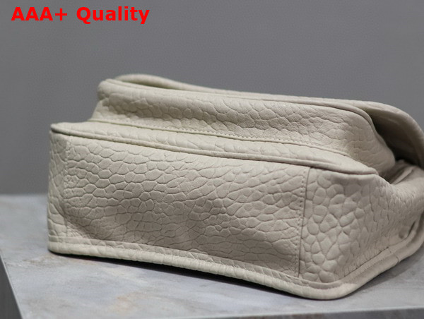 Saint Laurent Niki Baby in Blanc Vintage Grained Lambskin Replica