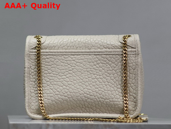 Saint Laurent Niki Baby in Blanc Vintage Grained Lambskin Replica