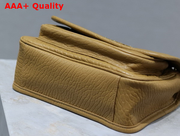Saint Laurent Niki Baby in Dark Cork Grained Lambskin Replica