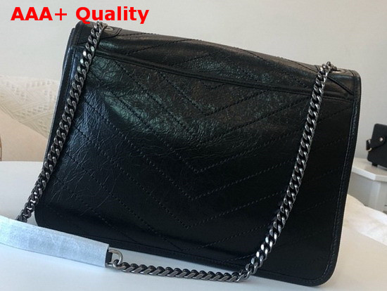 Saint Laurent Niki Large in Black Vintage Leather Replica