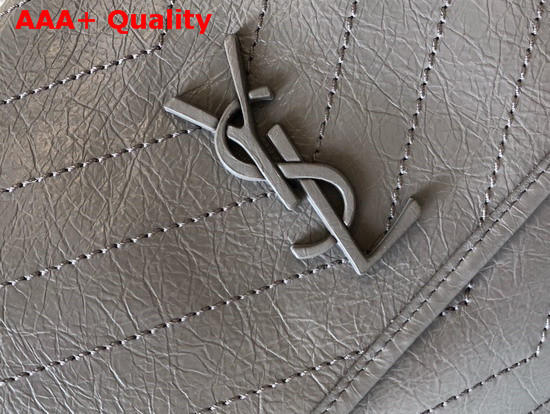 Saint Laurent Niki Large in Fog Vintage Leather Replica