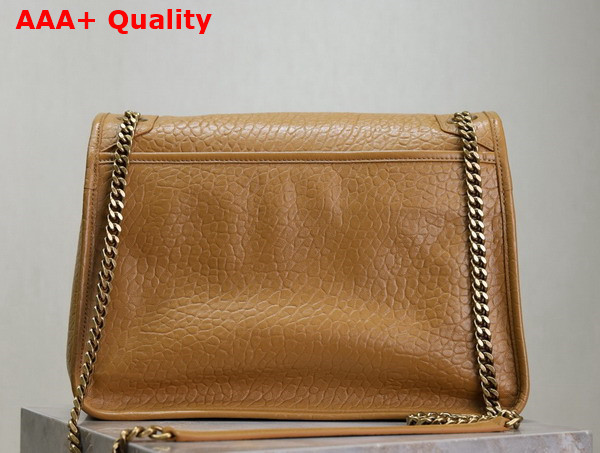 Saint Laurent Niki Large in Grained Lambskin Dark Cork Replica