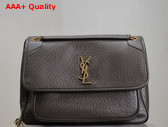 Saint Laurent Niki Large in Grained Lambskin Light Musk Replica