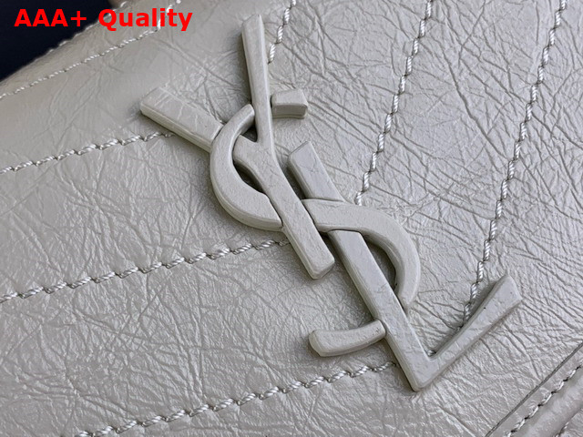 Saint Laurent Niki Medium Bag in Blanc Vintage Calf Leather Replica