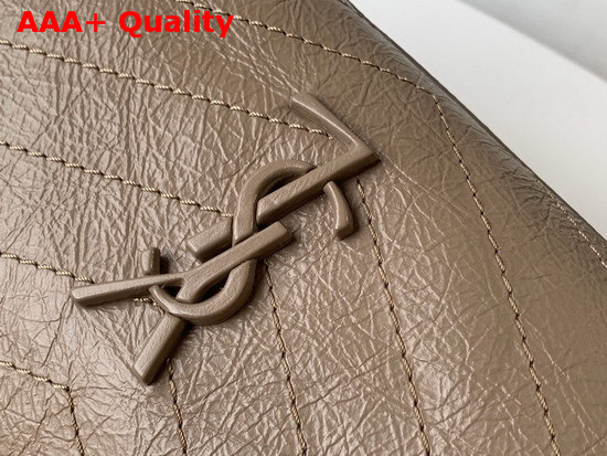 Saint Laurent Niki Medium Shopping Bag in Light Natural Crinkled Vintage Leather Replica