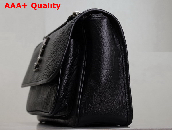 Saint Laurent Niki Medium in Black Grained Lambskin Replica