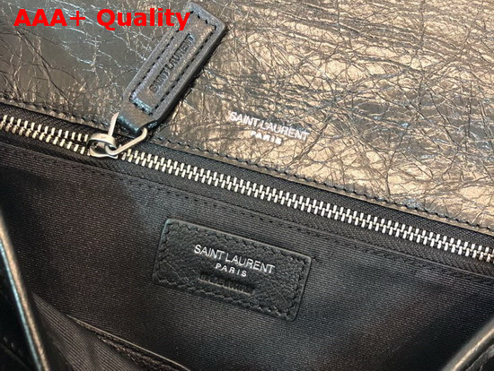 Saint Laurent Niki Medium in Black Vintage Leather Replica
