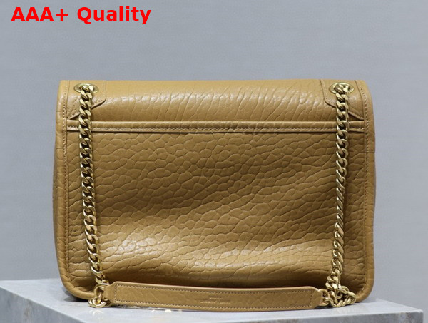 Saint Laurent Niki Medium in Dark Cork Grained Lambskin Replica