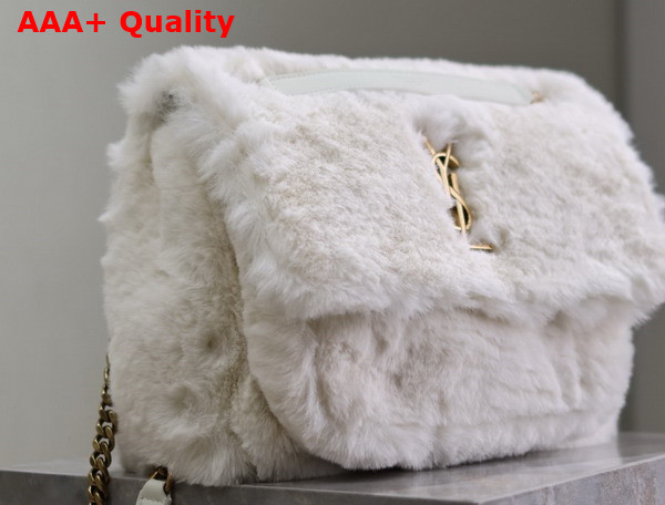 Saint Laurent Niki Medium in Shearling Polaire Replica