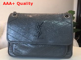 Saint Laurent Niki Medium in Storm Vintage Leather Replica