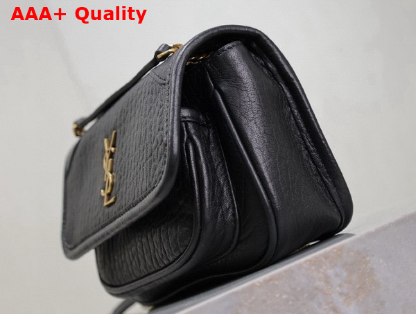 Saint Laurent Niki Mini in Black Grained Lambskin Replica