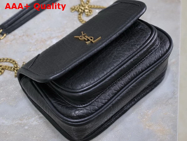 Saint Laurent Niki Mini in Black Grained Lambskin Replica