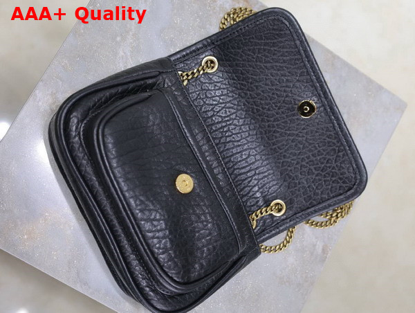 Saint Laurent Niki Mini in Black Grained Lambskin Replica