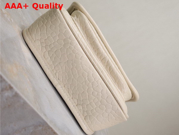 Saint Laurent Niki Mini in Blanc Vintage Grained Lambskin Replica