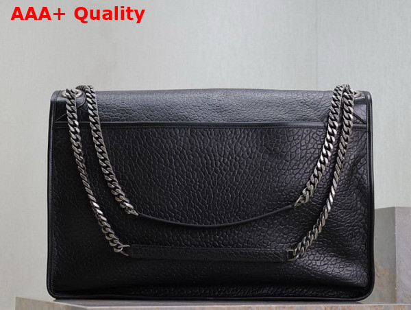 Saint Laurent Niki Oversized in Black Grained Lambskin Replica
