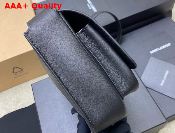 Saint Laurent Niki Satchel in Black Finely Grained Leather Replica