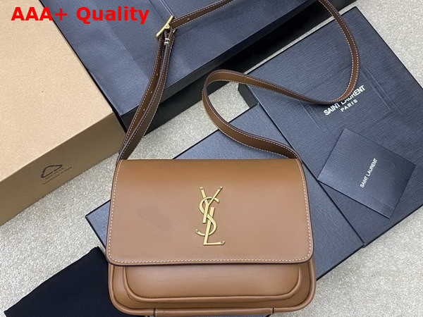 Saint Laurent Niki Satchel in Brick Finely Grained Leather Replica