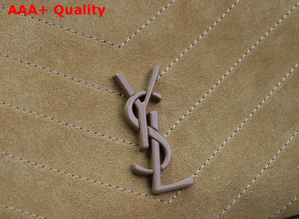 Saint Laurent Niki Shopping Bag in Golden Leaf Suede Calfskin Replica