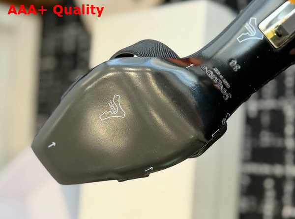 Saint Laurent Opyum Mules in Black Grosgrain 8189319 Replica