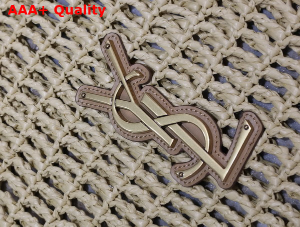 Saint Laurent Oxalis Bag in Naturel Raffia Macrame Replica