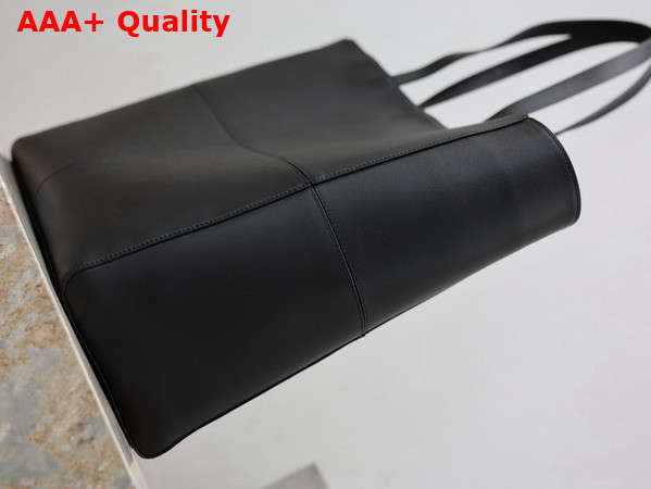 Saint Laurent Paris 4 Carre Tote in Black Leather 862368 Replica