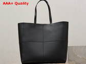 Saint Laurent Paris 4 Carre Tote in Black Leather 862368 Replica
