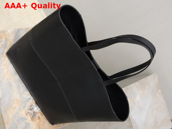 Saint Laurent Paris 4 Carre Tote in Black Leather 862368 Replica