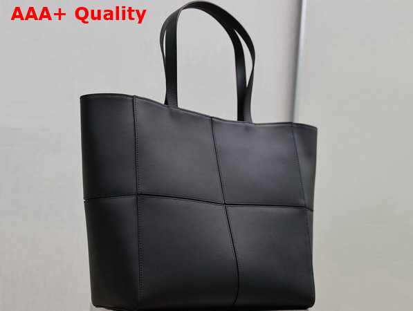 Saint Laurent Paris Small 4 Carre Tote in Leather Black 863959 Replica