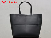 Saint Laurent Paris Small 4 Carre Tote in Leather Black 863959 Replica