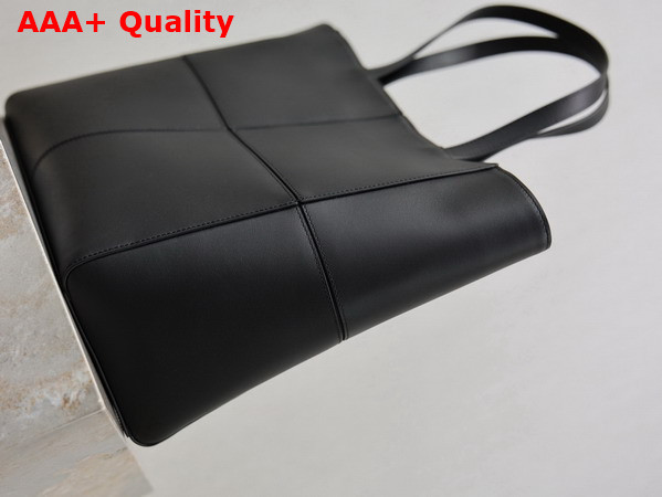 Saint Laurent Paris Small 4 Carre Tote in Leather Black 863959 Replica