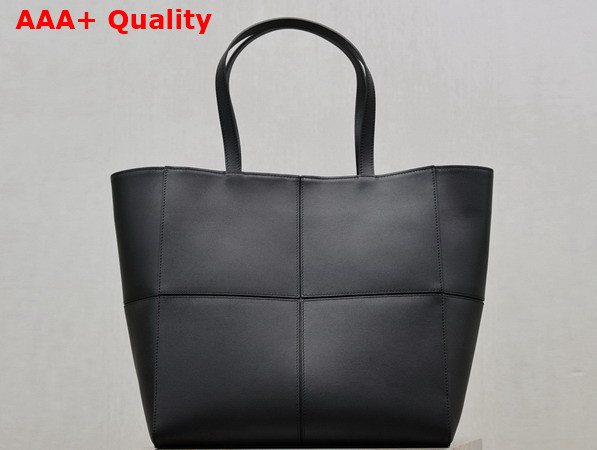 Saint Laurent Paris Small 4 Carre Tote in Leather Black 863959 Replica