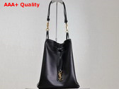 Saint Laurent Paris Vii Pochon in Lambskin Black Replica