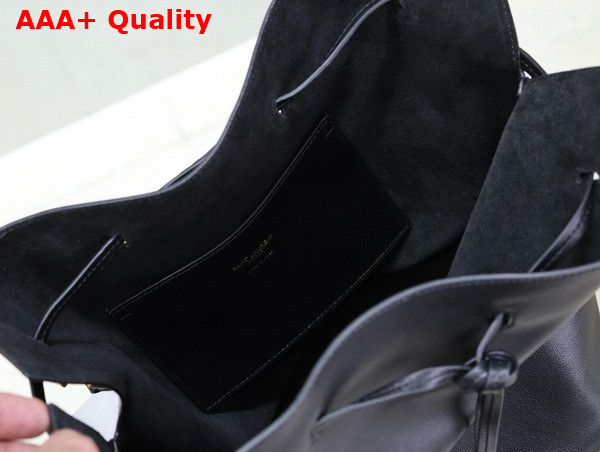 Saint Laurent Paris Vii Pochon in Lambskin Black Replica