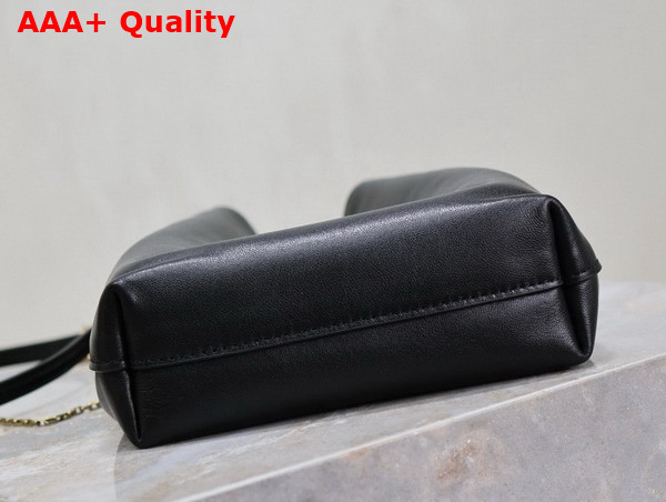Saint Laurent Pochon in Black Lambskin Replica