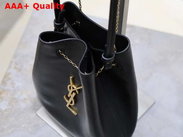 Saint Laurent Pochon in Black Lambskin Replica