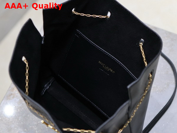 Saint Laurent Pochon in Black Lambskin Replica