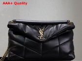 Saint Laurent Puffer Medium in Nappa Leather Black Replica