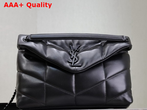 Saint Laurent Puffer Medium in Nappa Leather Black Replica