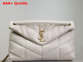 Saint Laurent Puffer Medium in Nappa Leather Blanc Vintage Replica