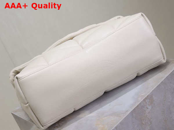 Saint Laurent Puffer Medium in Nappa Leather Blanc Vintage Replica