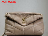 Saint Laurent Puffer Medium in Nappa Leather Dark Beige Replica