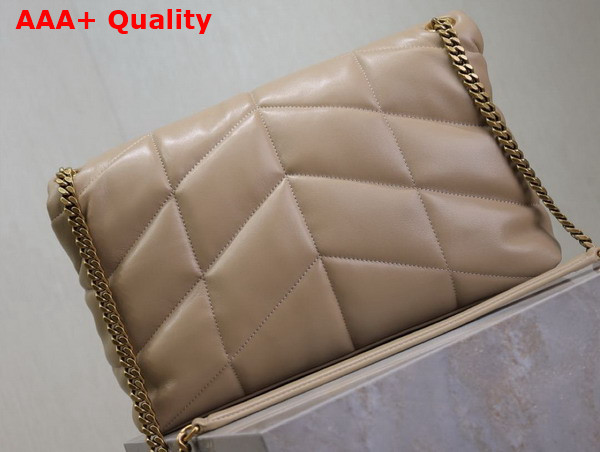 Saint Laurent Puffer Medium in Nappa Leather Dark Beige Replica