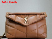 Saint Laurent Puffer Medium in Nappa Leather Light Caramel Replica