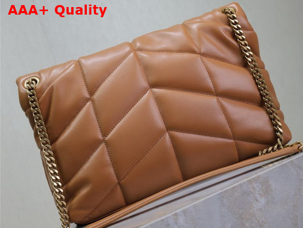 Saint Laurent Puffer Medium in Nappa Leather Light Caramel Replica