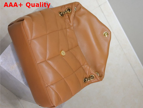 Saint Laurent Puffer Medium in Nappa Leather Light Caramel Replica