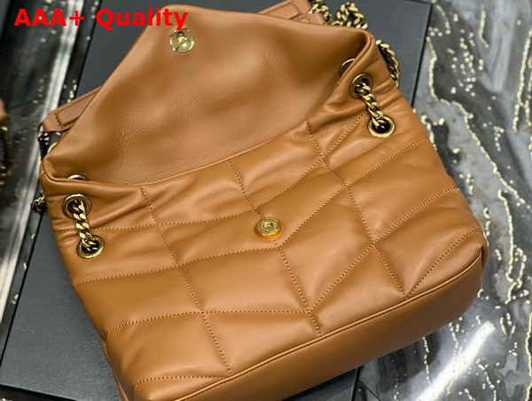 Saint Laurent Puffer Small in Dark Cork Lambskin Replica